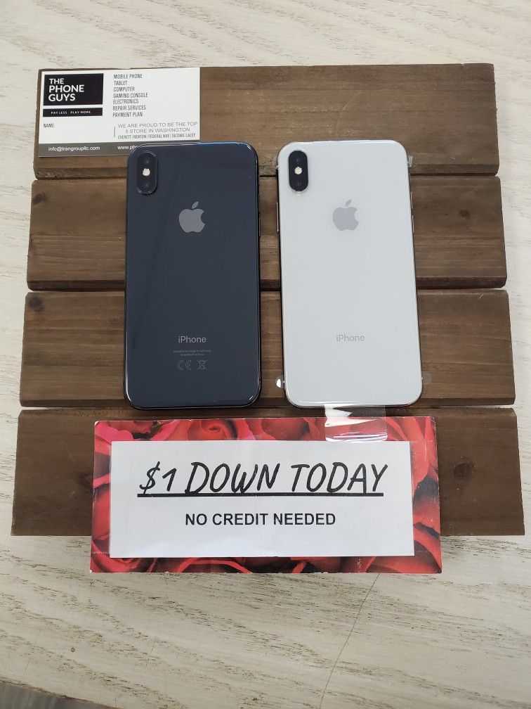 💥 iPhone X for Under $120?! Yup – $1 Down Today and Includes 6-Month Warranty