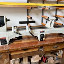 Jet Wood Lathe 1221 With Bed Extension