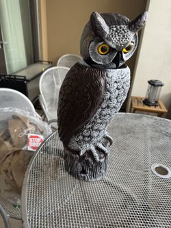 Decoration Dalen Rotating Head Owl - Scarecrow – Bird Control & Pigeon Deterrent! $30 OBO