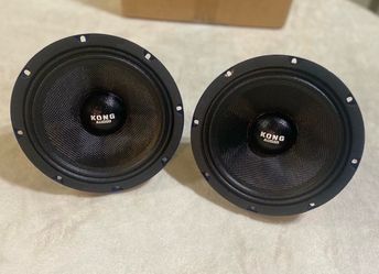 New Pair 8" Kong Audio Midrange Speakers * Sold in pairs $75 Per Pair