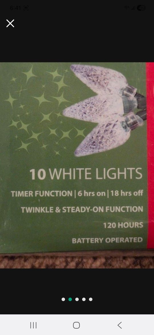 LED Mini String Lights with Timer