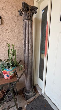 Tall Decorative Corinthian Column Pillar