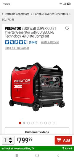 Generator price firm
