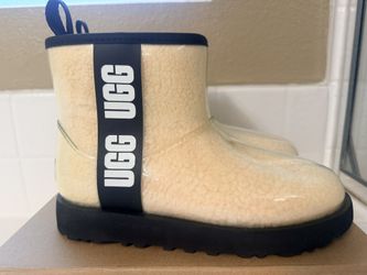 Ugh Glossy Short Rain Boot Size 6 Women's