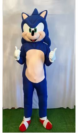 Sonic the Hedgehog Mascot Costume – Excellent Quality