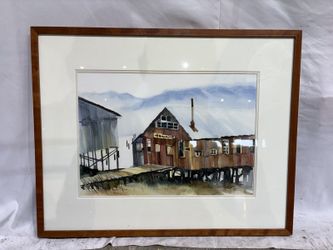 Framed Watercolor Painting by Sherri Bails