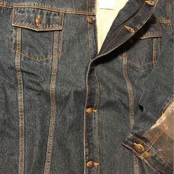 Man three XL denim jacket Great gift for Christmas