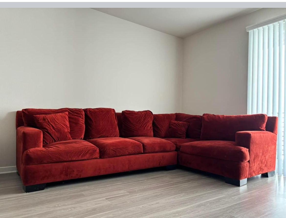 Used Red Couch