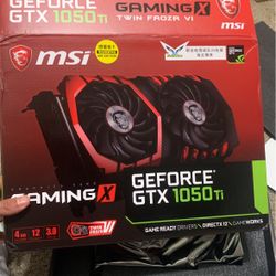 MSI GeForce GTX 1050 TI 4 GB GAMING X Video Card