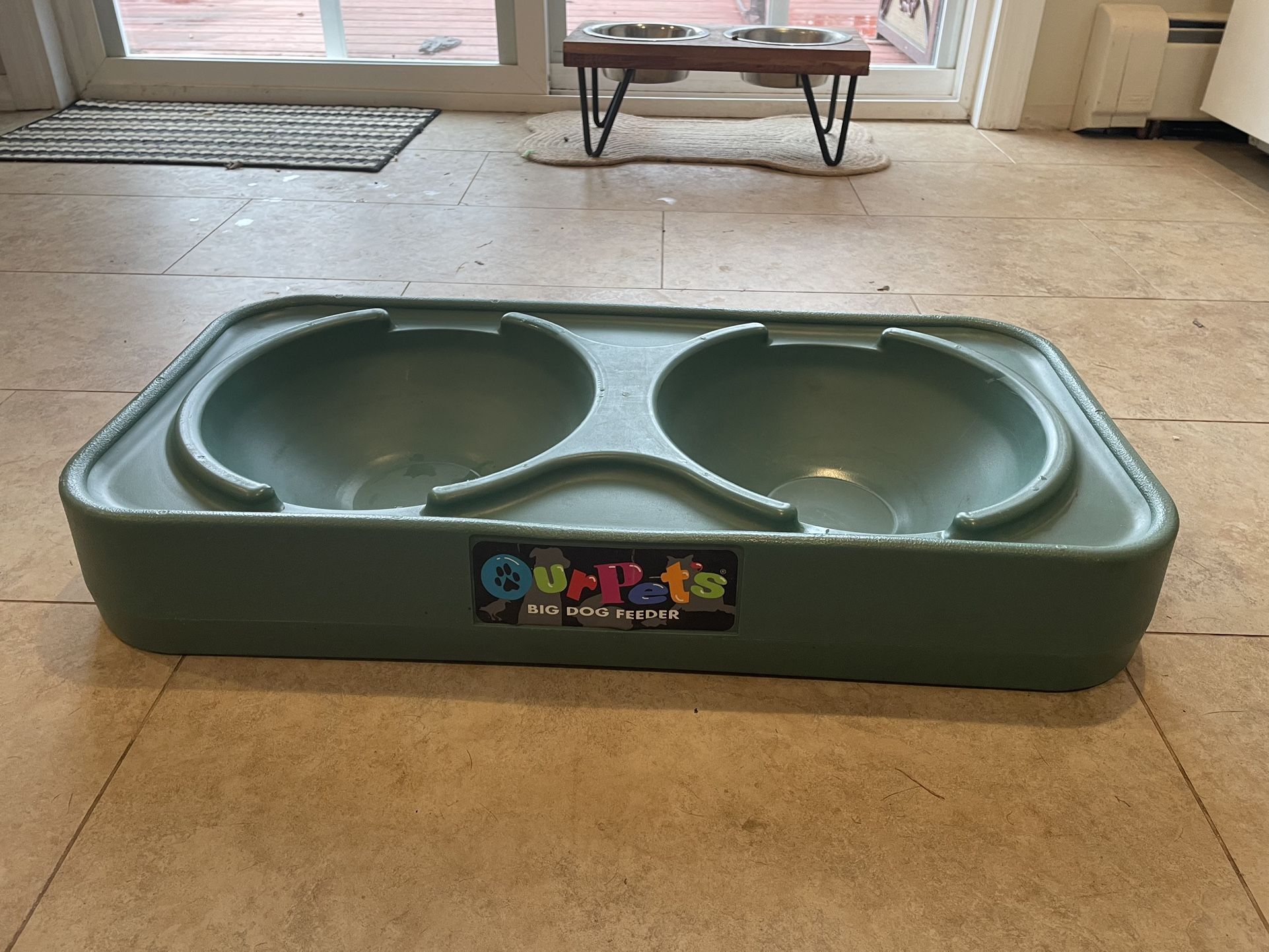 OurPets Big Dog Feeder Dog Bowl