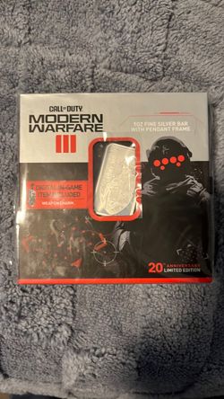 Call of duty 1 ounce fine silver bar