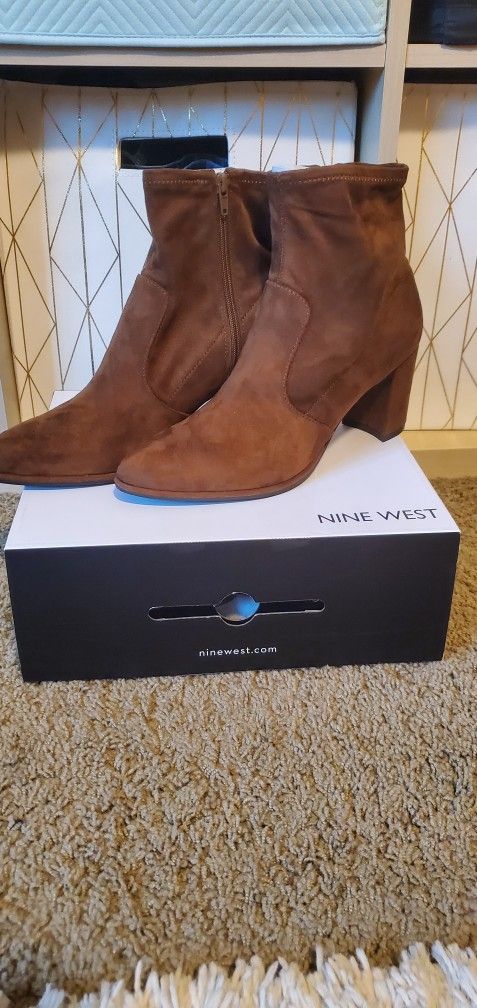 Brand New In The Box Nine West Heeled Boots - Never worn