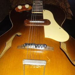 Vintage Kay Electric Guitar With Case 