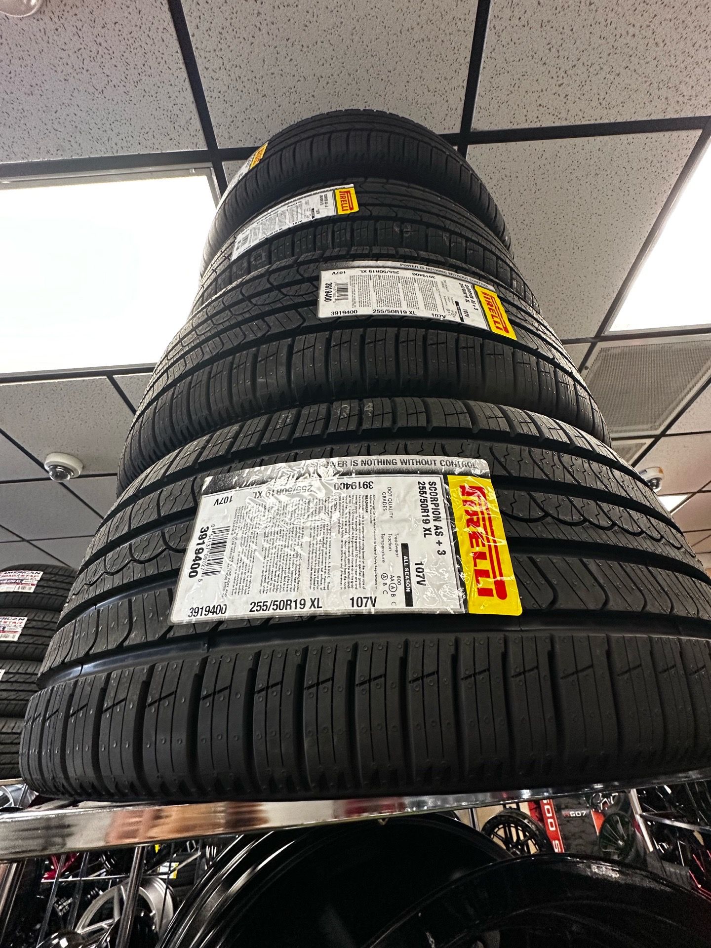 We do finance new tires all sizes available