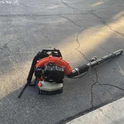 Gas 2 S trole Backpack Leaf Blower With Tub Throttle 
