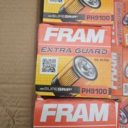 6FRAM EXTRA GUARD PH9100 OIL Filters , BRAND NEW