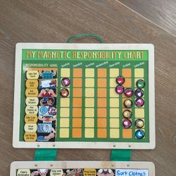 Melissa And Doug Deluxe Wooden Responsibility Chart