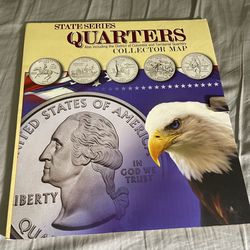 State Series Quarters Album With All Coins