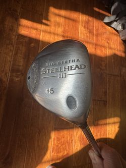 Callaway Big Bertha Steelhead I|| 5 Wood Steel Uniflex
