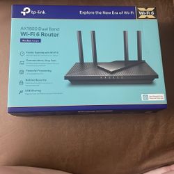 TP-Link AX1800 Dual Band Wi-Fi Router 