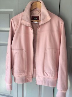 Pink bomber jacket