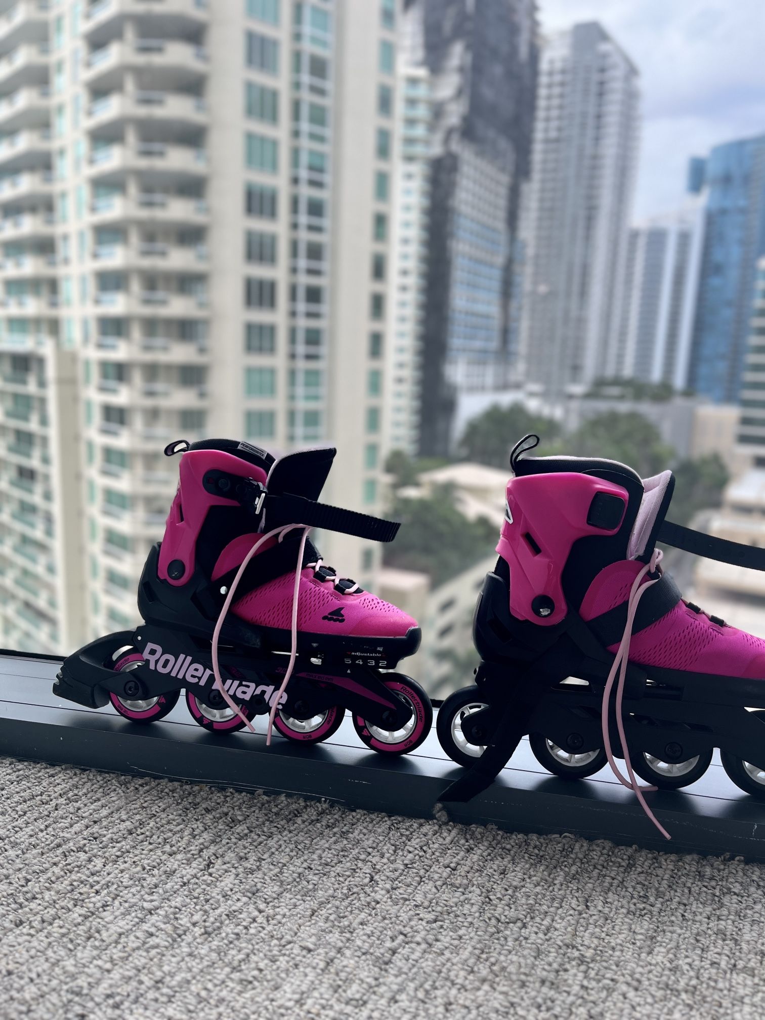 Rollerblade Microblade Adjustable Inline Skates for Girls, Youth Performance