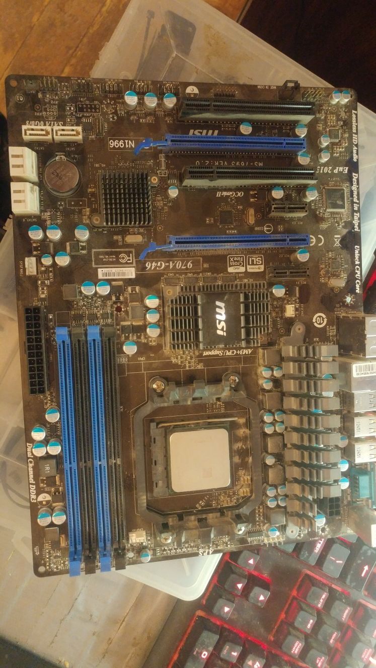 Msi 970a g46 am3+ and fx 6300
