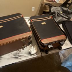 Jaguar Luggage Set With Extra Bag Like New 