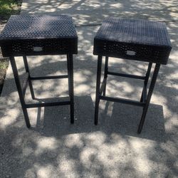 Wicker Barstools