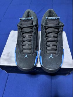 Jordan 14 Retro Black University Blue 2026 Size 9