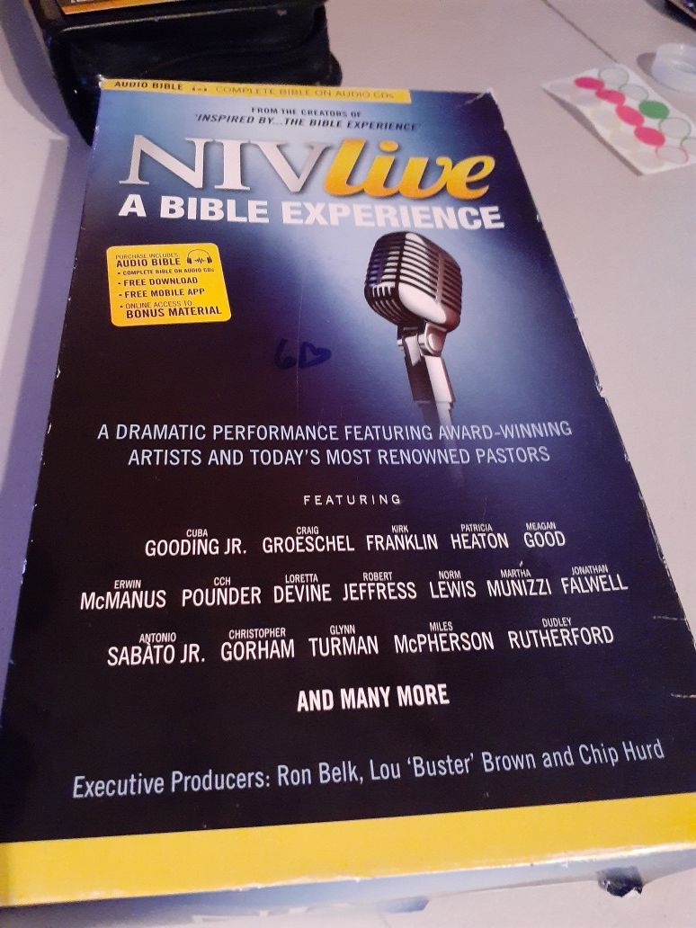 NIVLIVE.the complete Bible on 80 cd