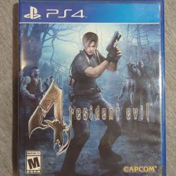PS4 Resident Evil 4 Remastered 