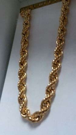 32" Gold plated chain