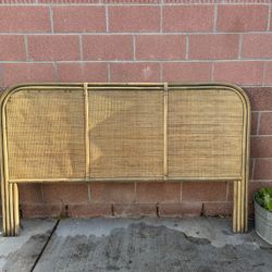 Vintage Bamboo King Size Headboard