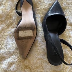Dressy Black Sling back