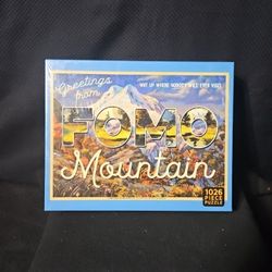 FOMO Mountain Fantasy Destination Jigsaw Puzzle 1,026 Pieces Factory Sealed 
