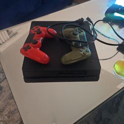 Ps4 With 2 Controllers