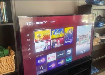 TCL  55” Roku Smart TV Large Screen
