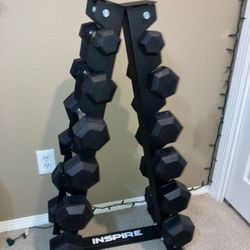 Full Dumbbell Set And Mount (5-30lb DB Set)