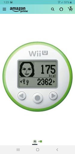 Wii U Fit Meter Green & White
