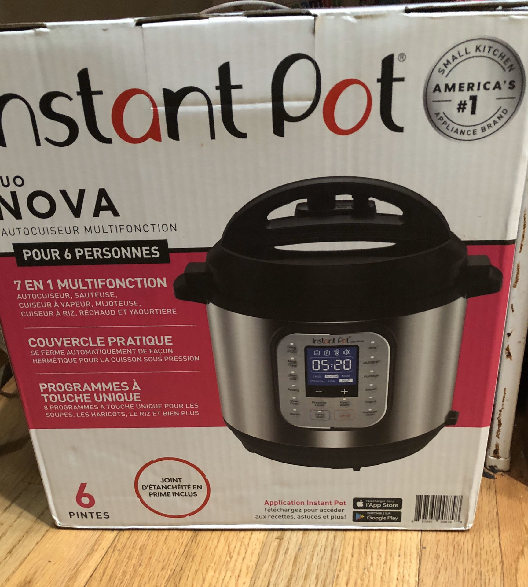 Brand new in box never opened instant pot nova. Instant Pot Duo Nova