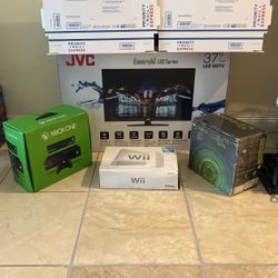 Xbox One, Xbox 360, Wii and 37” LED TV