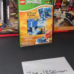Lego Ninjago Jay sticker puzzle (New)