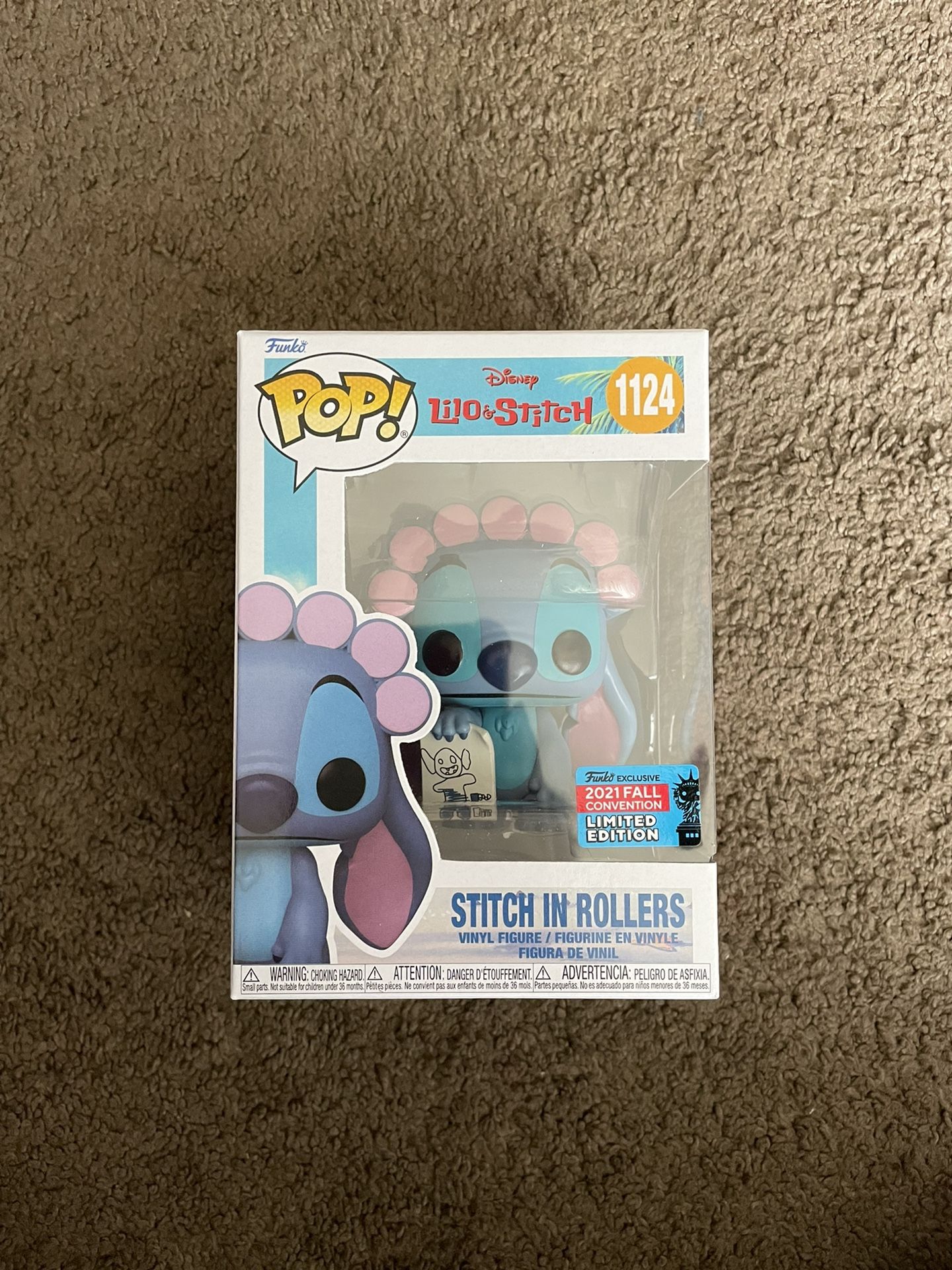 Stitch With Rollers Nycc Funko Pop ( Disney )