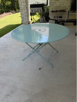 48” Folding metal table