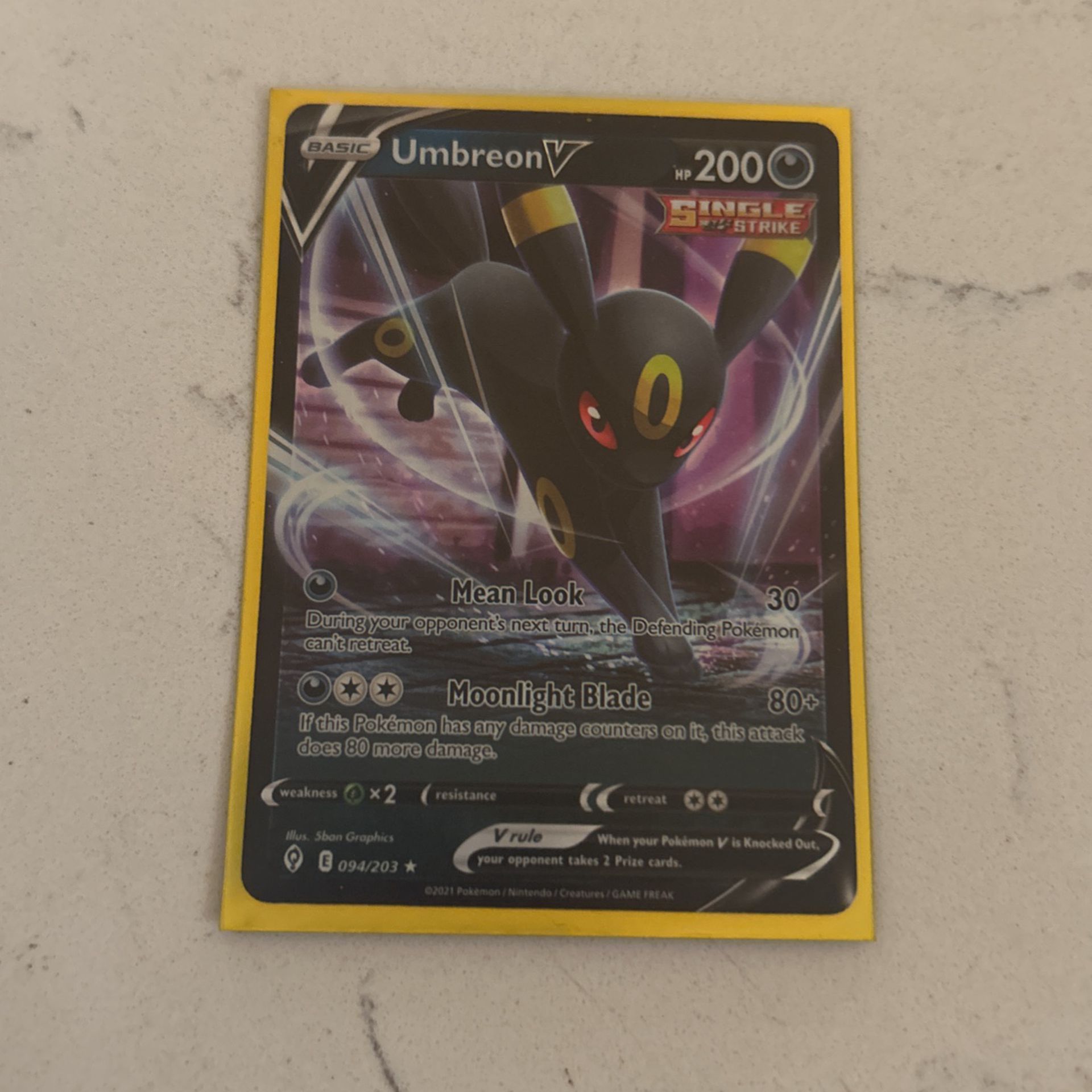 Umbreon V Pokémon Collectible Send An Offer Nothing Free