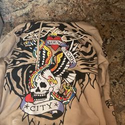 Ed Hardy Hoodie Size:L