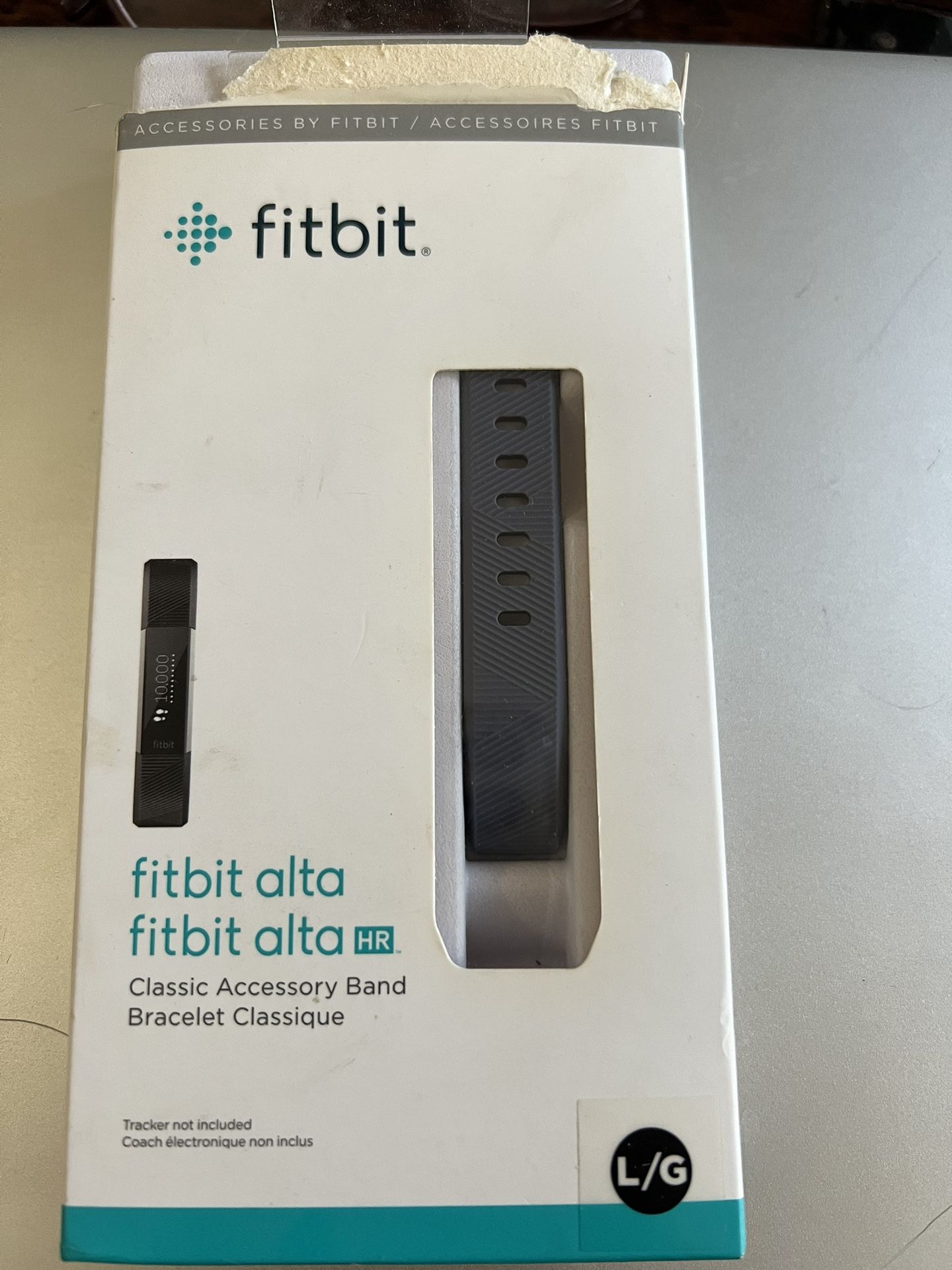 Fitbit FB163ABBKS Classic Band for ALTA HR NEW Large - Gray 