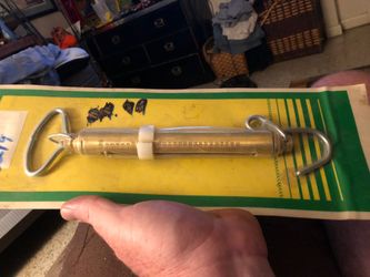 Manley 50# brass fishing scale
