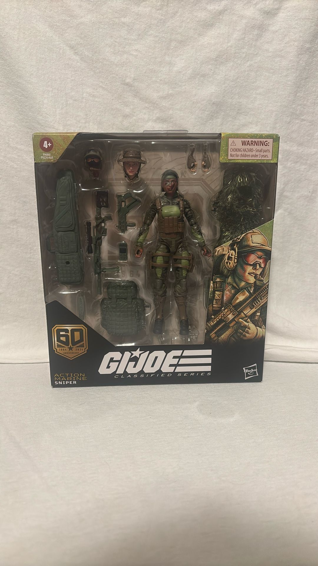 G.I. Joe Classified Series 60th Anniversary Marine Sniper 6" Action Figure NEW